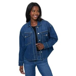 NWT Edited by Remi Bader Women's Denim Top